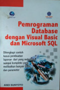 Pemograman Database Dengan Visual Basic Dan Microsoft SQL