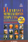 11 Rahasia Memulai Bisnis Tanpa Uang