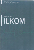 Jurnal Ilmiah Ilkom Volume 8 No 1 Tahun 2016