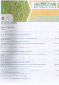 Ilmu Pertanian Agriculture Science Vol. 18 No. 1 (2015)