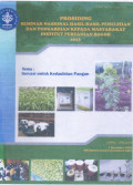 Prosiding Seminar Nasional Hasil-hasil Penelitian dan Pengabdian Kepada Masyarakat Institut Pertanian Bogor 2016