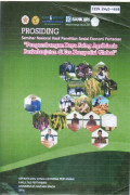 Prosiding Seminar Nasional Hasil Penelitian Sosial Ekonomi Pertanian :Pengembangan Daya Saing Agribisnis Berkelanjutan di Era Kompetisi Global