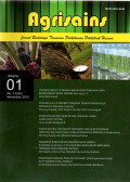 Agrisains Jurnal Tanaman Perkebunan Politeknik Hasnur Vol. 1 No. 2 Edisi November 2015