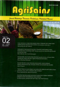 Agrisains Jurnal Tanaman Perkebunan Politeknik Hasnur Vol. 2 No. 1 Edisi Mei 2016