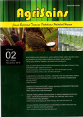 Agrisains Jurnal Tanaman Perkebunan Politeknik Hasnur Vol. 02 No. 2 Edisi November 2016