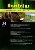 Agrisains Jurnal Tanaman Perkebunan Politeknik Hasnur Vol. 4 No. 1 Edisi Mei 2018