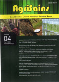 Agrisains Jurnal Tanaman Perkebunan Politeknik Hasnur Vol. 4 No. 2 Edisi November 2018